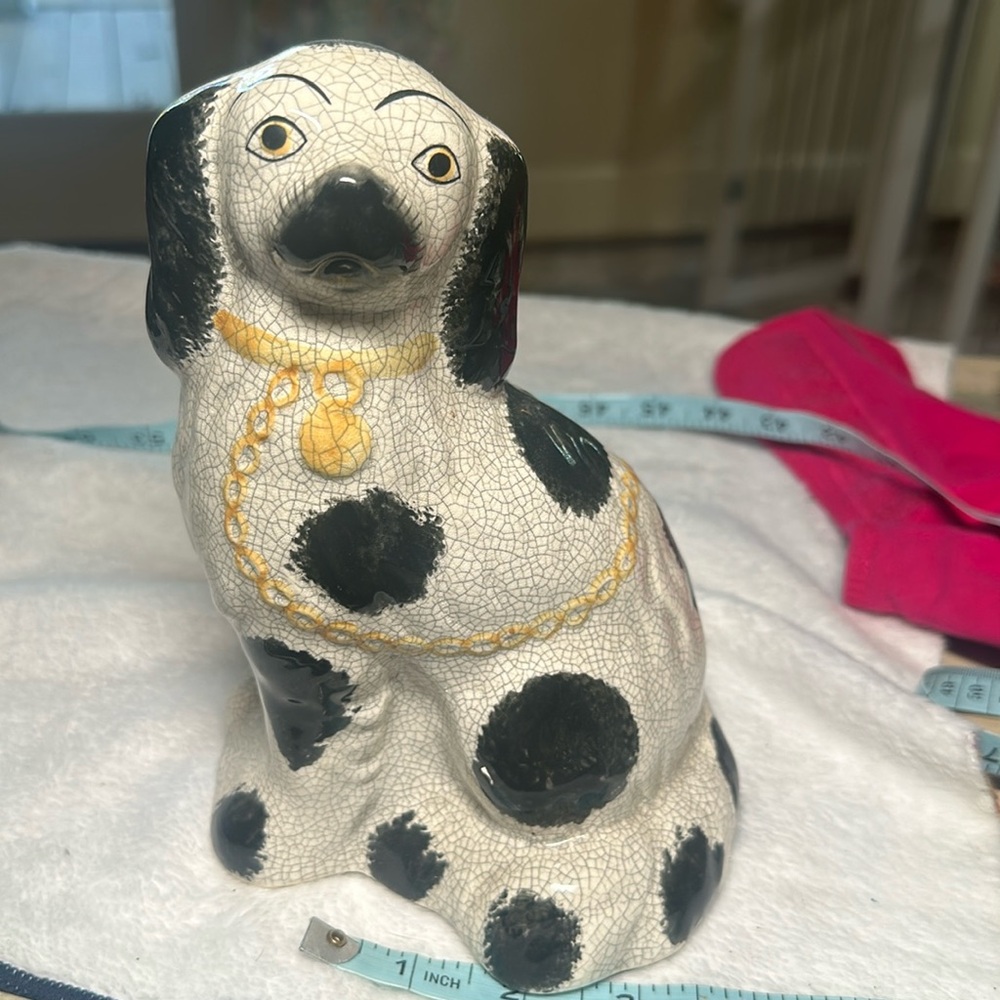 Staffordshire dog statue
